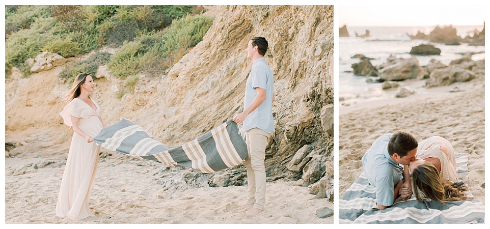 Newport Beach Maternity Session by Halleigh Hill Photography 