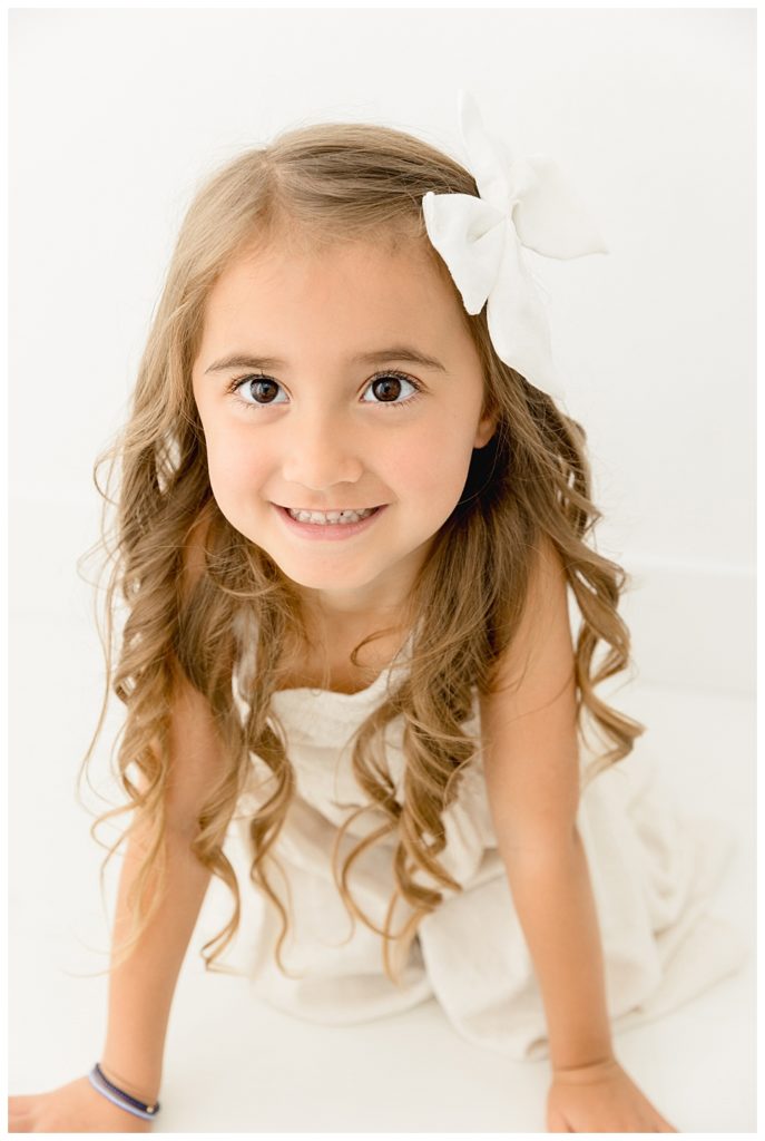 Toddler Smiling Bright | Halleigh Hill Photography | Newport Beach Newborn Photographer
