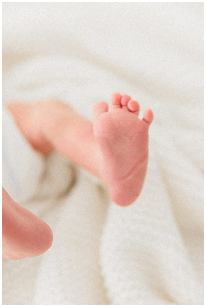 Baby toes | Halleigh Hill Photography | Newport Beach Newborn Photographer
